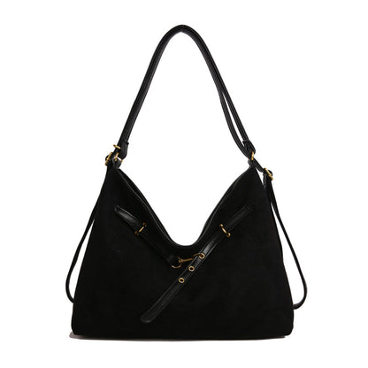 Suede Handbag