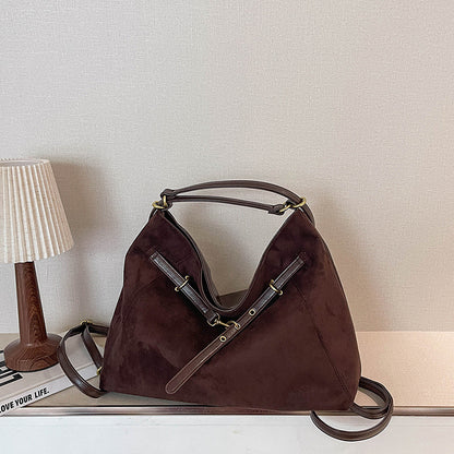 Suede Handbag