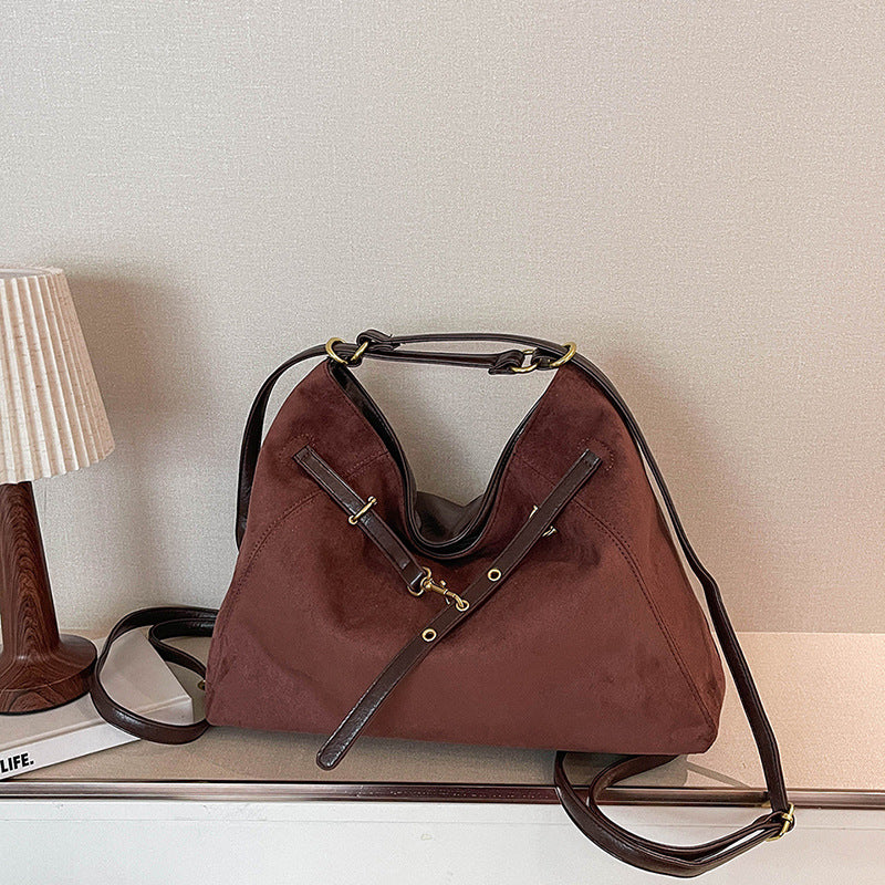 Suede Handbag