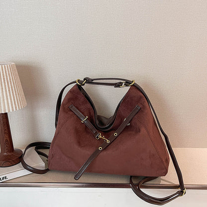 Suede Handbag