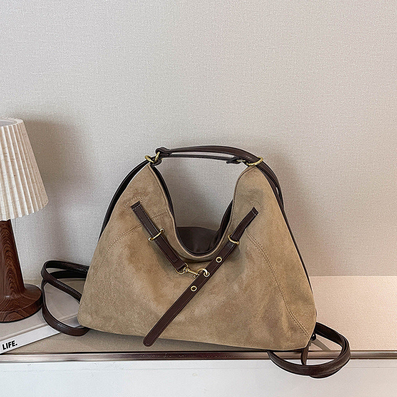 Suede Handbag