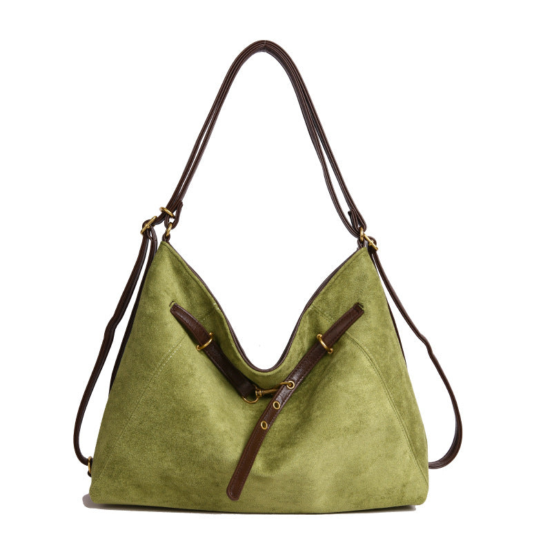 Suede Handbag