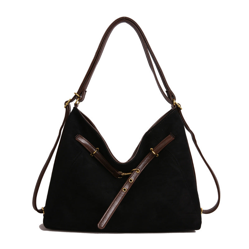 Suede Handbag