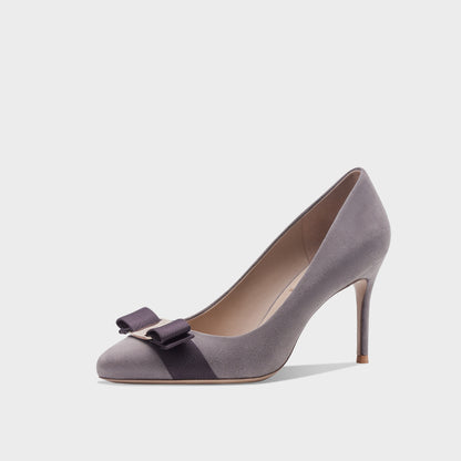 Suede High Heels