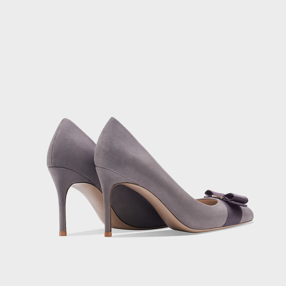 Suede High Heels