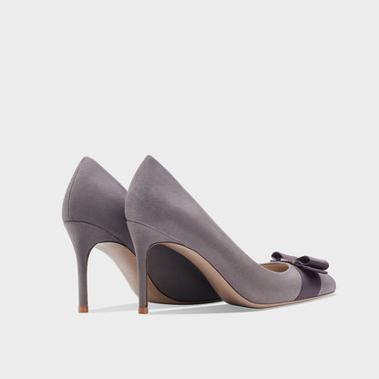 Suede High Heels