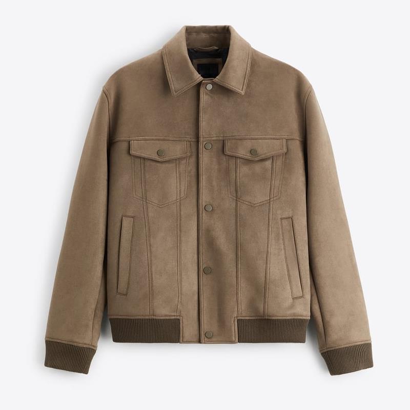Suede Jacket Coat