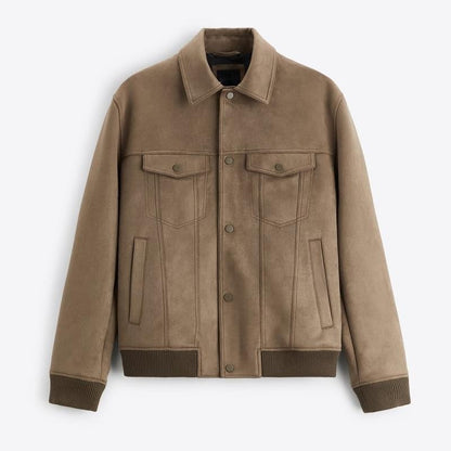 Suede Jacket Coat