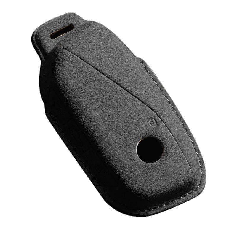 Suede Key Cover with Strap