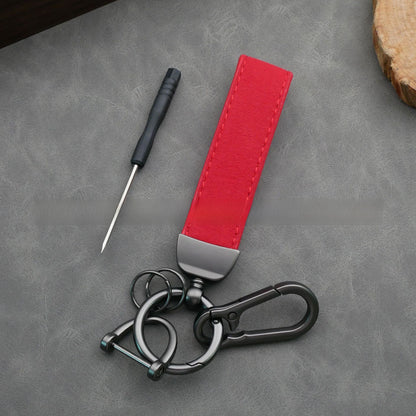 Suede Keychain