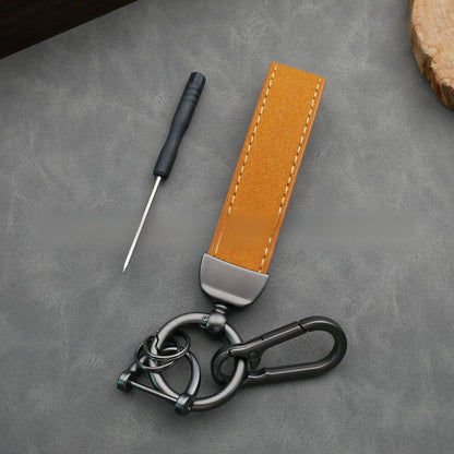 Suede Keychain