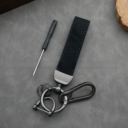 Suede Keychain