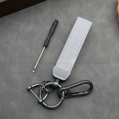 Suede Keychain