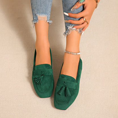Suede Loafers