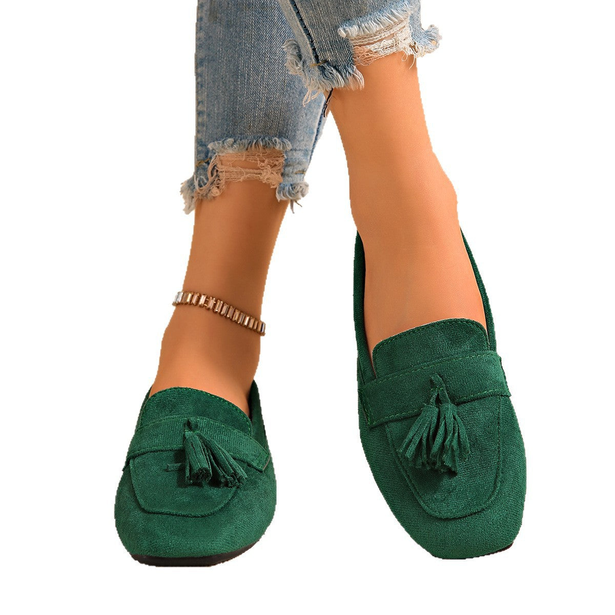 Suede Loafers