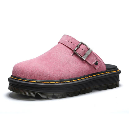 Suede Slip-On Slippers