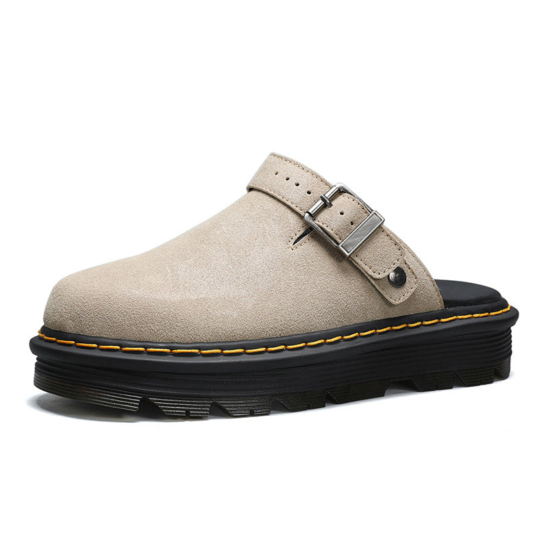 Suede Slip-On Slippers