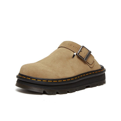 Suede Slip-On Slippers