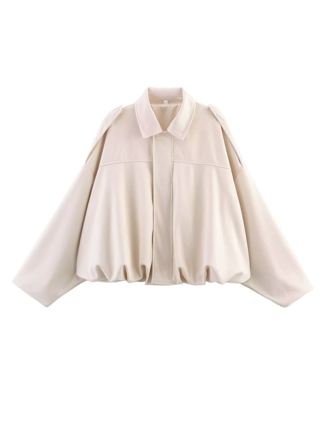 Suede Texture Bomber Jacket