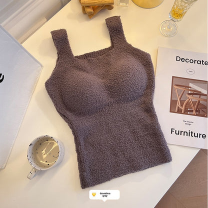 Suede vest