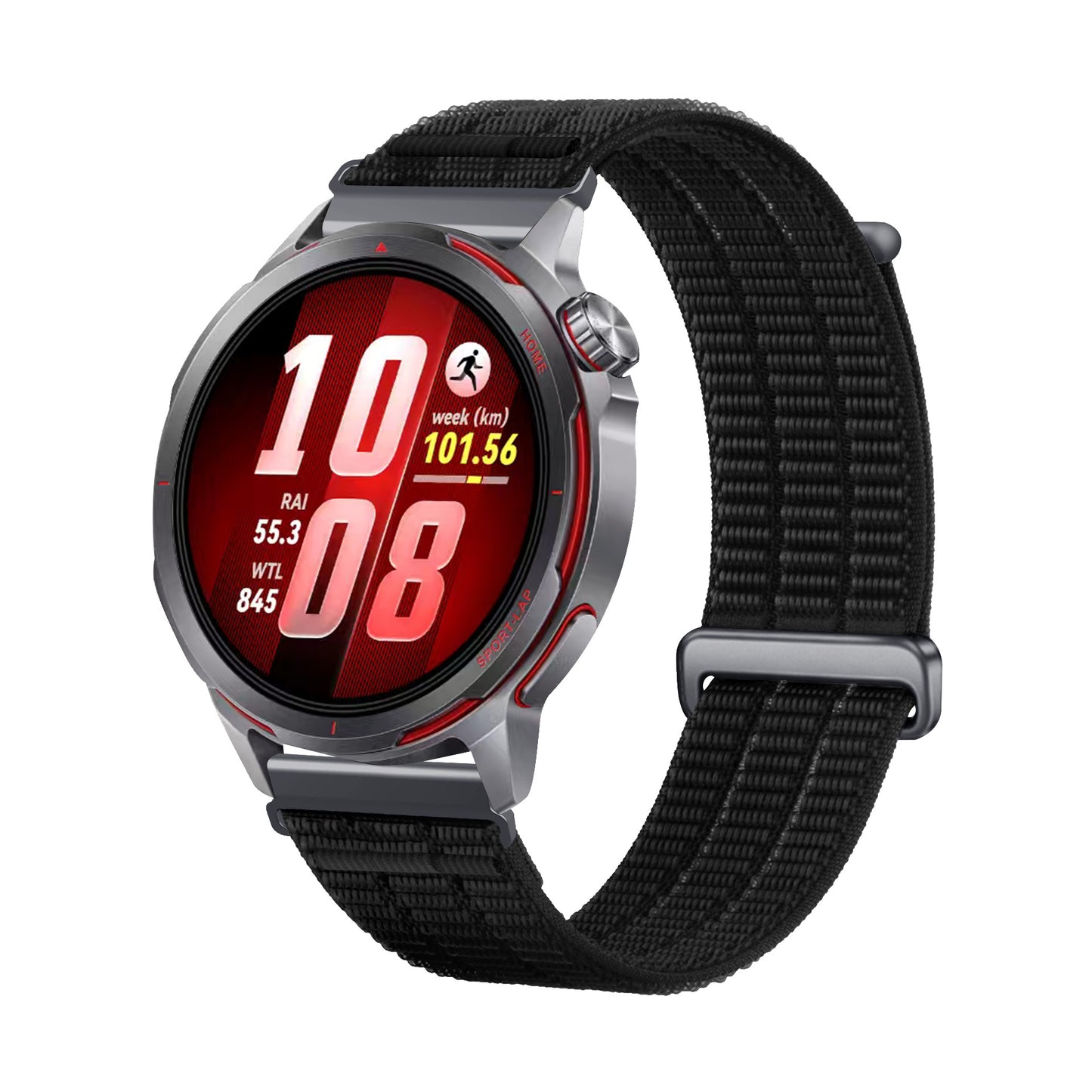 Suitable for Huawei Watch Gt Runner2 Watch Strap Cloud-Like Breathable Gradient Woven Nylon Watch Strap 22mm