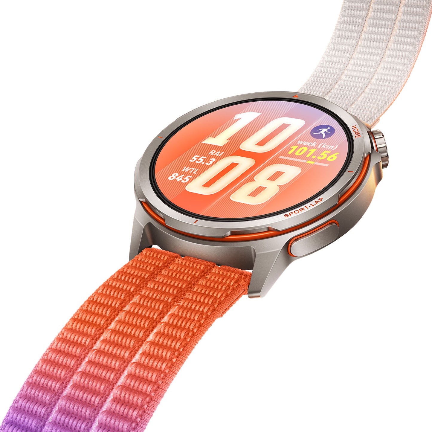 Suitable for Huawei Watch Gt Runner2 Watch Strap Cloud-Like Breathable Gradient Woven Nylon Watch Strap 22mm
