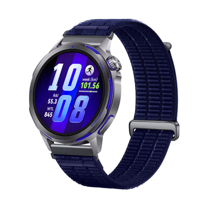 Suitable for Huawei Watch Gt Runner2 Watch Strap Cloud-Like Breathable Gradient Woven Nylon Watch Strap 22mm
