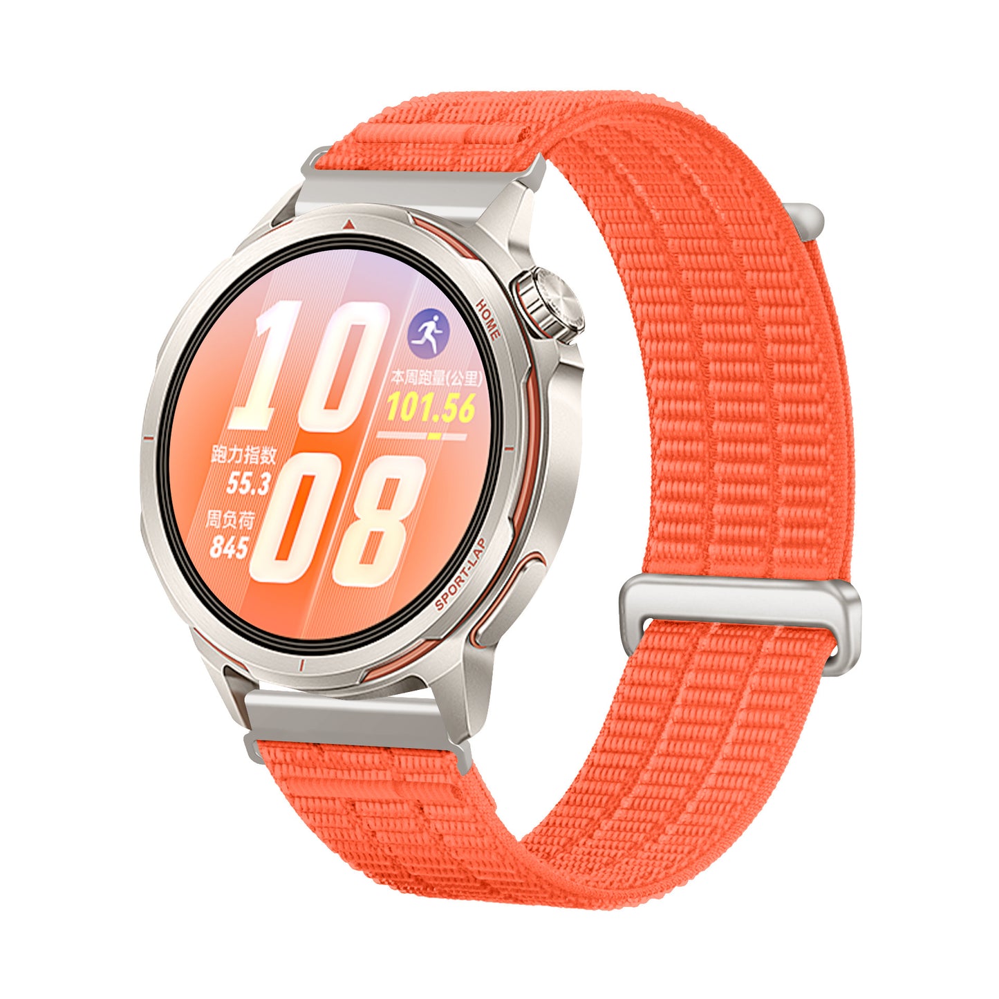 Suitable for Huawei Watch Gt Runner2 Watch Strap Cloud-Like Breathable Gradient Woven Nylon Watch Strap 22mm