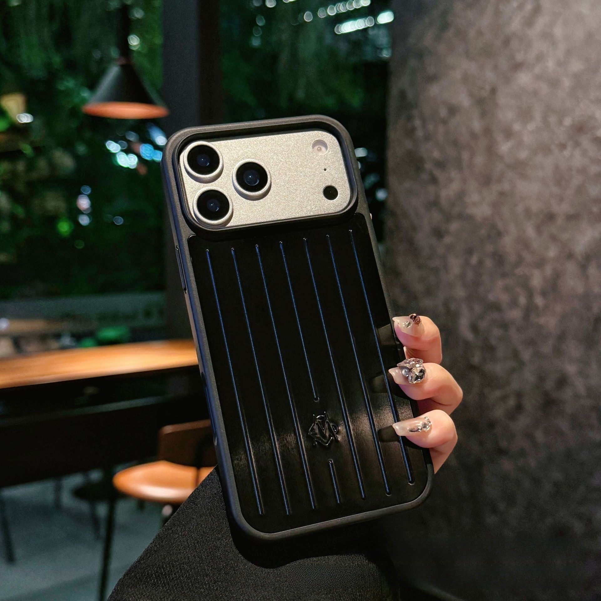 Suitcase Black All-Inclusive Mobile Phone Case