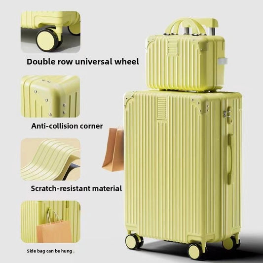 suitcase with a handle