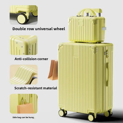 suitcase with a handle