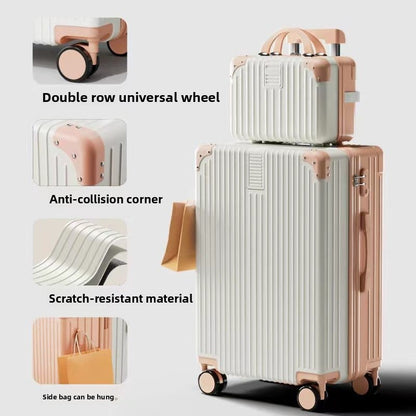 suitcase with a handle