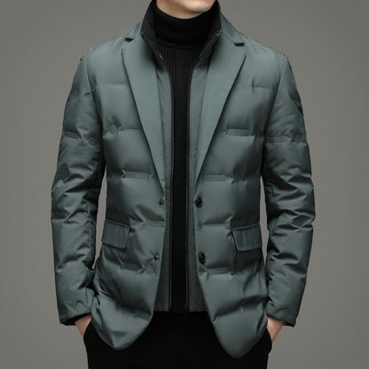 Suits-style down jacket