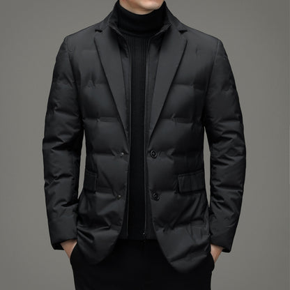 Suits-style down jacket