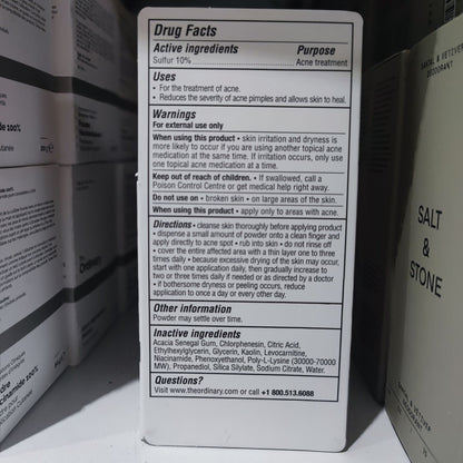 Sulfur Acne Powder Cream