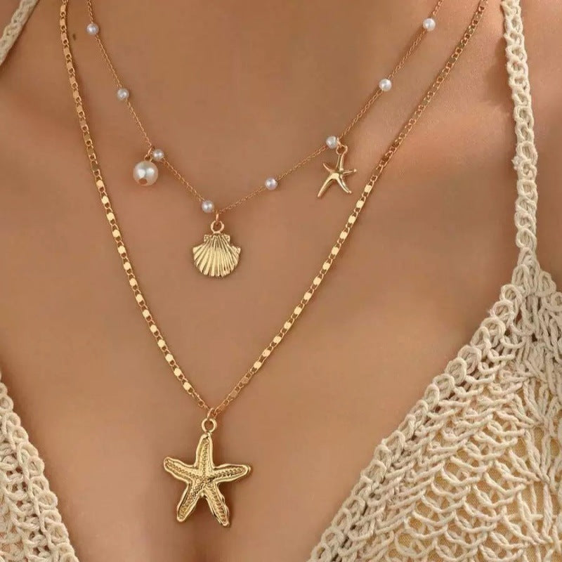 Summer Beach Shell Necklace