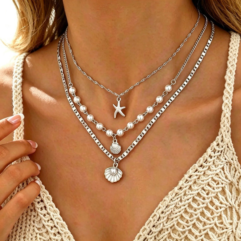 Summer Beach Shell Necklace