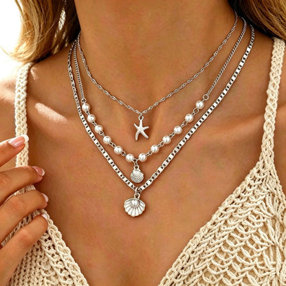 Summer Beach Shell Necklace