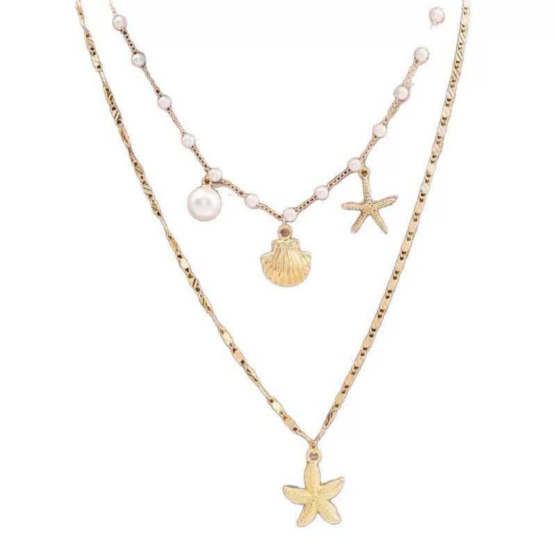 Summer Beach Shell Necklace