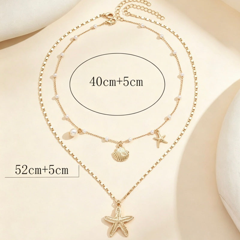 Summer Beach Shell Necklace