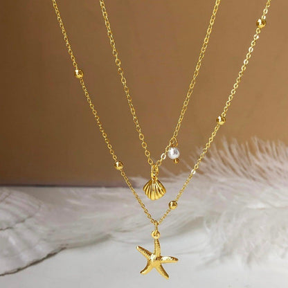Summer Beach Shell Necklace
