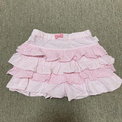 Summer Bow Tiered Skirt for Women