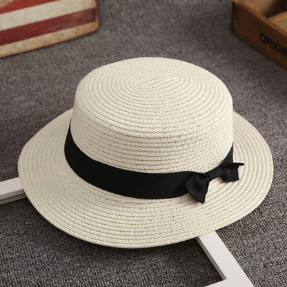 Summer British straw hat girl