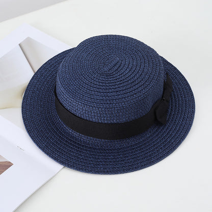 Summer British straw hat girl