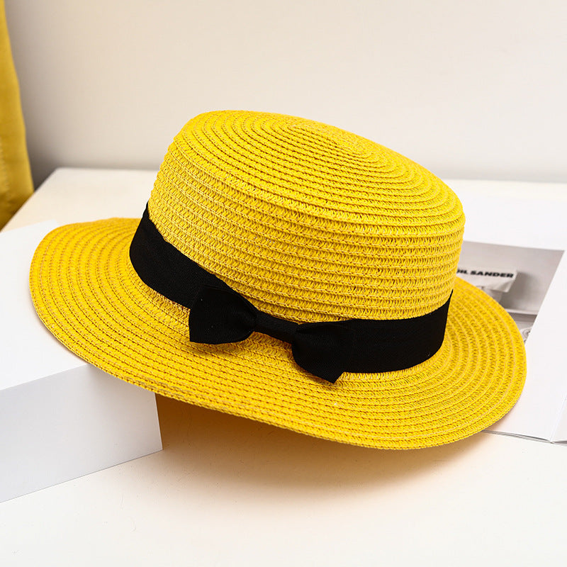 Summer British straw hat girl