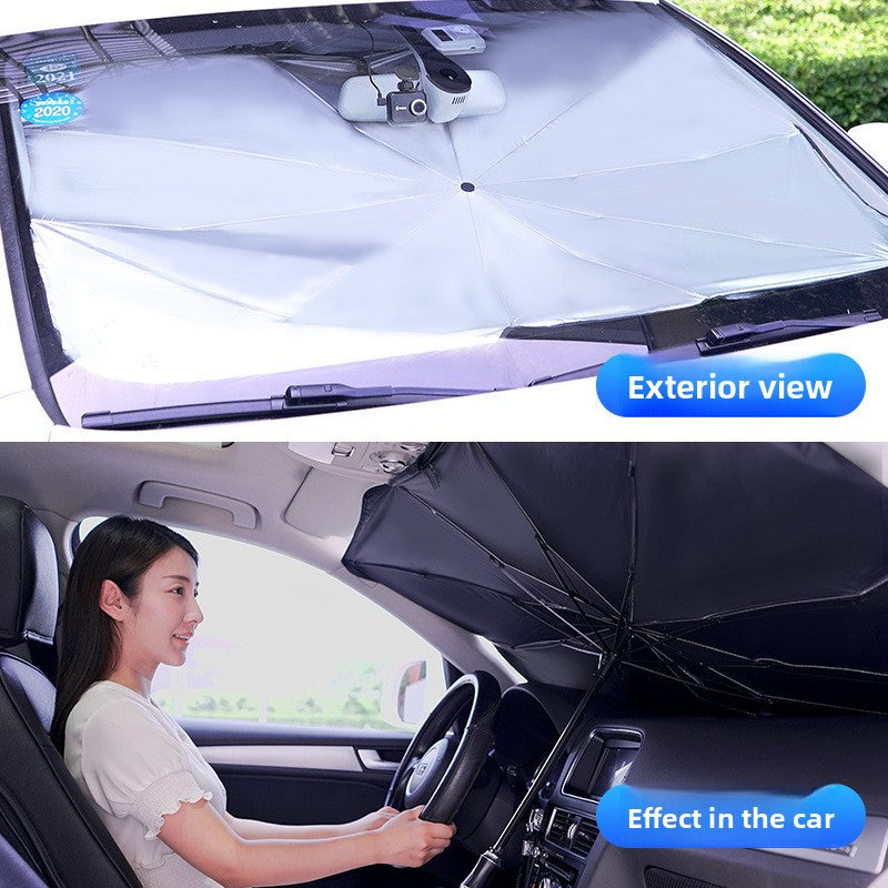 Summer Car Sunshade Umbrella Sun Protection Heat Insulation