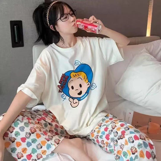 Summer cartoon pajamas
