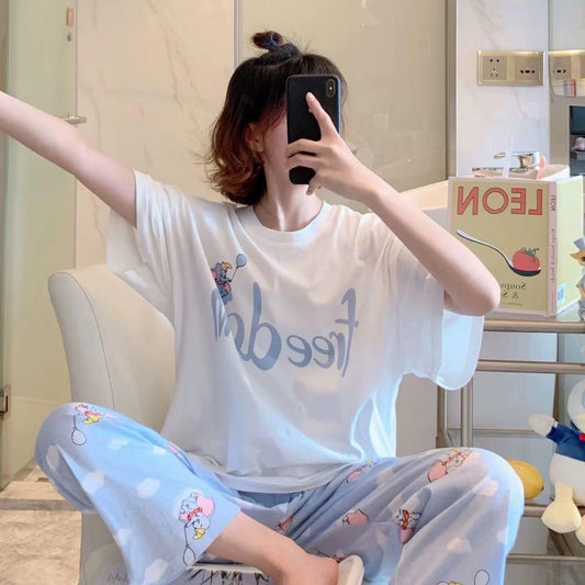Summer cartoon pajamas
