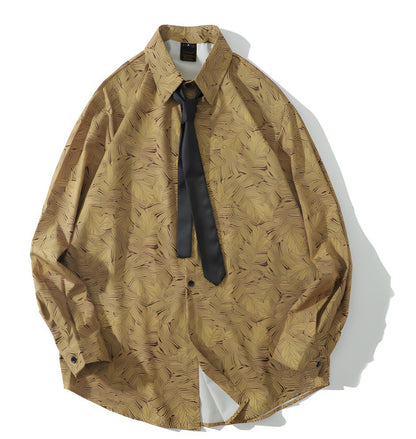 Summer Casual Shirt, Chinese Trendy Cross-border Men's Top
