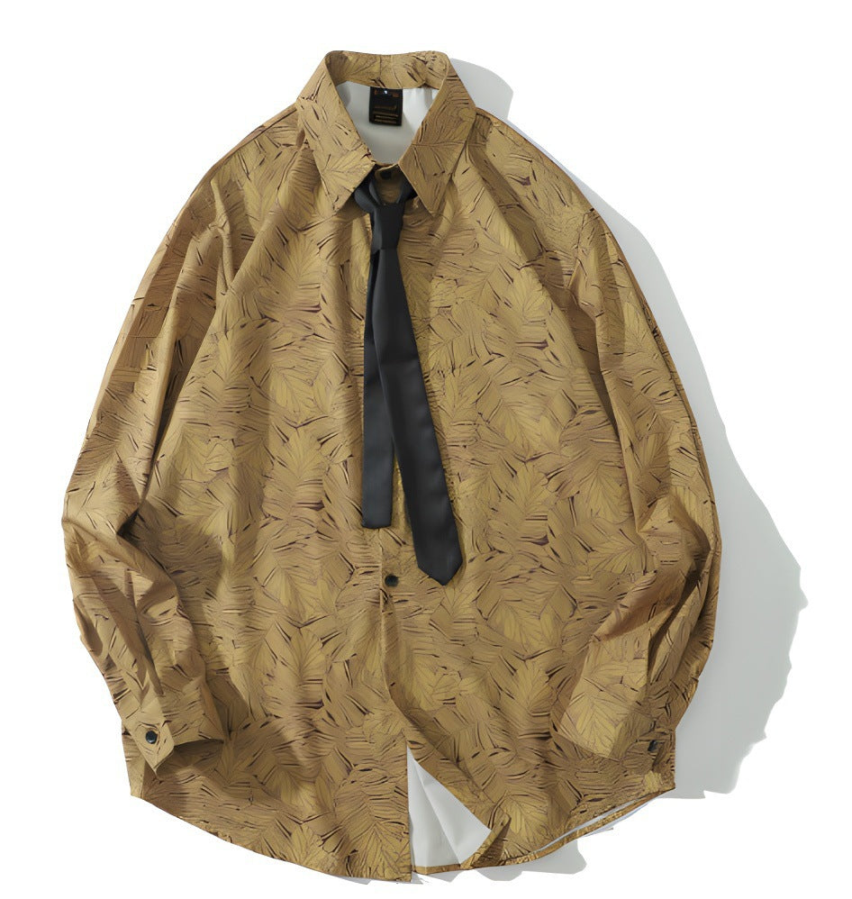 Summer Casual Shirt, Chinese Trendy Cross-border Men's Top